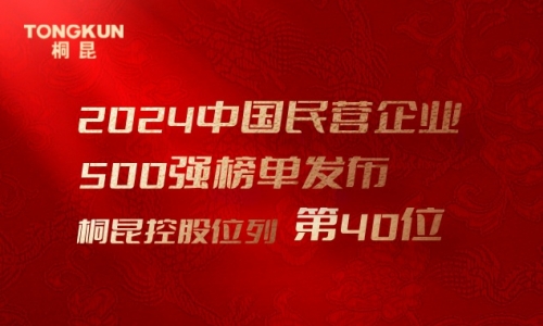 首進前50！桐昆，中國民營企業(yè)500強第40位！